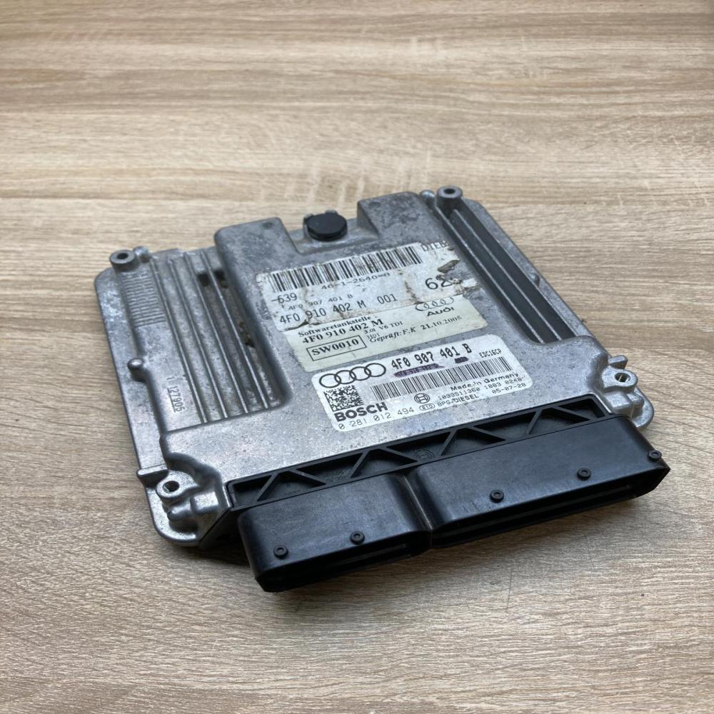 4F0907401B 4F0910402M 0281012494 Engine control unit/module ECU Audi A6 S6 C6 4F