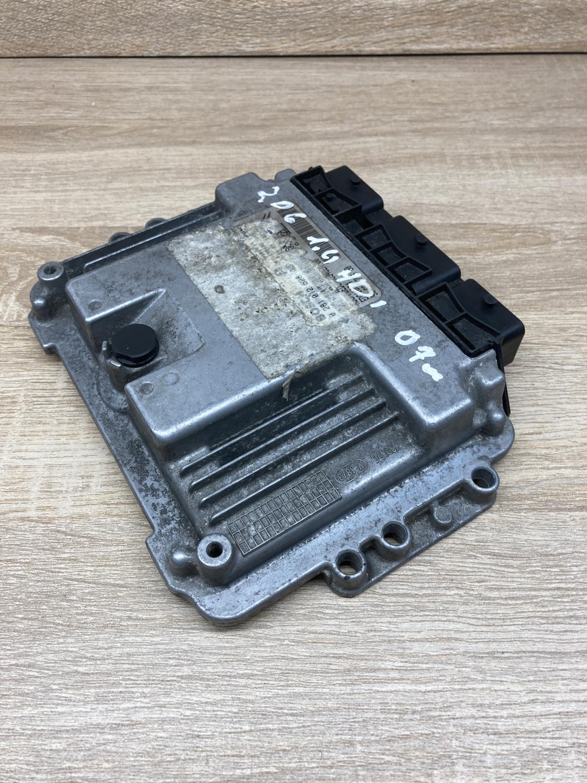 9663475680 0281012528  Engine control unit/module ECU Peugeot 206