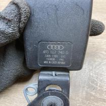 4F0857740D   Rear seatbelt buckle Audi A6 S6 C6 4F