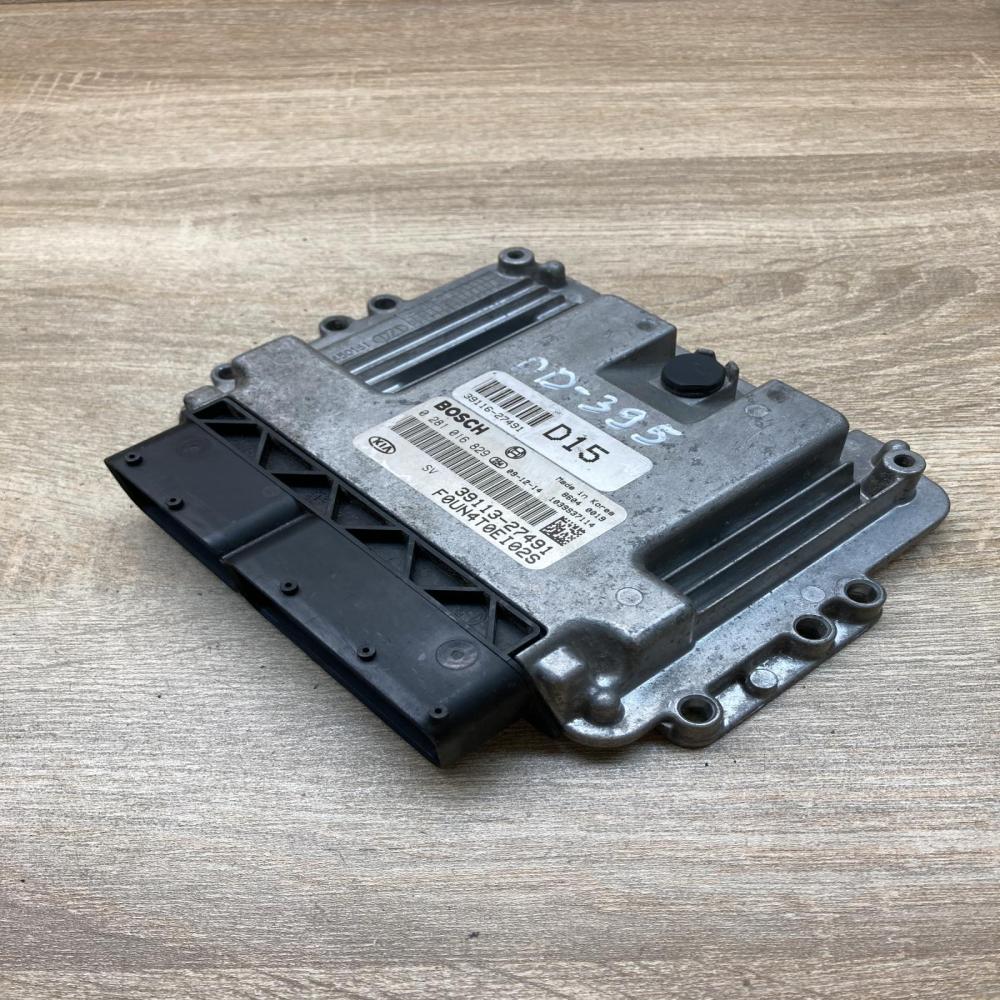 39113 27491 0281016829  Engine control unit/module ECU KIA Carens II