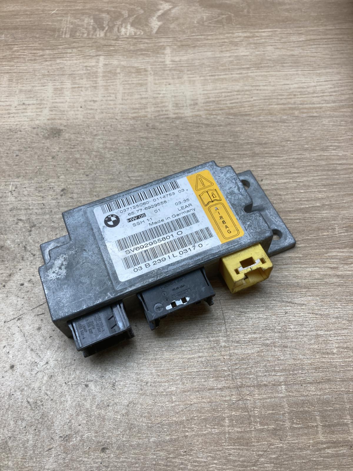 6929558 037125060  Airbag control unit/module BMW 7 E65 E66