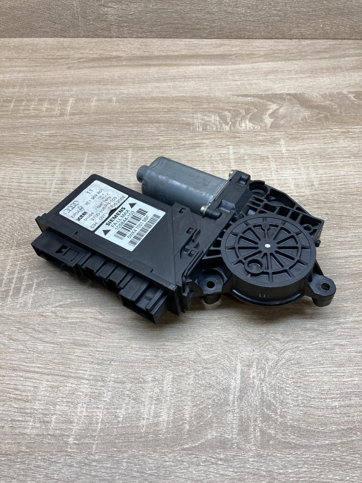 8E1959801 5WK47001 BBF  Front door window regulator motor Audi A4 S4 B7 8E 8H