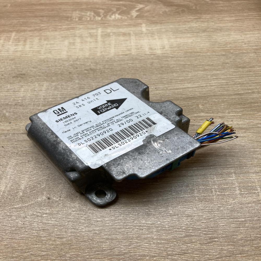 24416703 5WK42977  Airbag control unit/module Opel Astra G