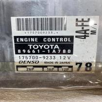 89661 1A780 175700 9233  Engine control unit/module ECU Toyota Yaris Verso